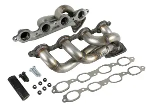 48-34134 | AFE Power Twisted Steel 304 Stainless Steel Headers (2019-2025 Silverado, Sierra 1500 V8-5.3L, V8-6.2L)