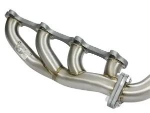 48-34139 | AFE Power Twisted Steel Headers, Up-Pipes & Down-Pipe (2011-2015 Silverado, Sierra 2500 HD,m 3500 HD V8-6.6L (td) LML)