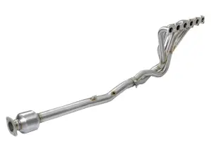 Afe - Advance Flow Engineering - 48-36105-YC | AFE Power Twisted Steel Long Tube Header & Connection Pipes w/ Cat (2001-2016 Patrol L6-4.8L) - Image 2