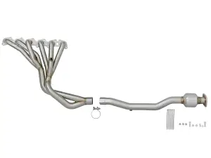 Afe - Advance Flow Engineering - 48-36109-YC | AFE Power Twisted Steel Long Tube Header & Connection Pipes w/ Cat (2001-2016 Patrol L6-4.8L) - Image 5