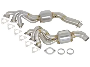 Afe - Advance Flow Engineering - 48-36314-HC | AFE Power Twisted Steel Long Tube Header 304 Stainless Steel w/ Cat (2001-2006 M3 E46 L6-3.2L S54) - Image 7