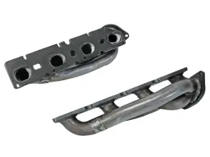 48-42001-1 | AFE Power Twisted Steel 409 Stainless Steel Short Tube Header (2009-2018 1500 V8-5.7L Hemi)