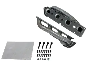 Afe - Advance Flow Engineering - 48-42001-1 | AFE Power Twisted Steel 409 Stainless Steel Short Tube Header (2009-2018 1500 V8-5.7L Hemi) - Image 2