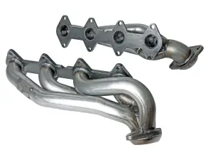 48-43032 | AFE Power Twisted Steel 409 Stainless Steel Short Tube Header (2004-2010 F150 V8-5.4L)