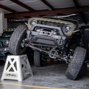 RIVAL 4X4 - 2D.2702.3-NL | RIVAL Jeep Wrangler Front Aluminum Bumper (2007-2025 Wrangler JK, JL | 2020-2025 Gladiator JT except Mojave) - Image 4