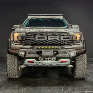 RIVAL 4X4 - 2D.1813.1-NL | RIVAL Front Aluminum Bumper with Winch Mount and Recovery Points (2024-2025 Ranger Raptor) - Image 2