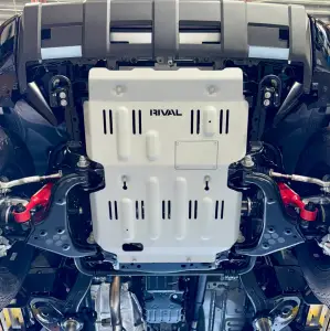 RIVAL 4X4 - 2333.9571.2.6 | RIVAL Aluminum Engine Skid Plate (2024-2025 Tacoma, 2024-2025 Land Cruiser,  2025 4 Runner) - Image 2