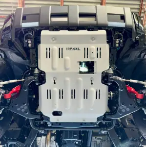 RIVAL 4X4 - 2333.9571.2.6 | RIVAL Aluminum Engine Skid Plate (2024-2025 Tacoma, 2024-2025 Land Cruiser,  2025 4 Runner) - Image 3