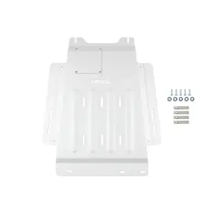 2333.1857.2.6 | RIVAL Aluminum Transmission Catalytic Converter Skid Plate (2015-2025 F150 EcoBoost V8 except PowerBoost)