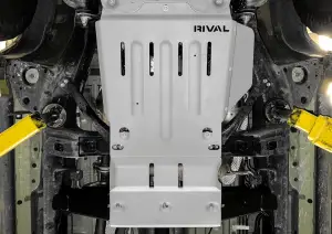 RIVAL 4X4 - 2333.9541.2.6 | RIVAL Aluminum Transmission Catalytic Converter Skid Plate (2016-2023 Tacoma 4WD Compatible with TRD Skid Plate) - Image 2