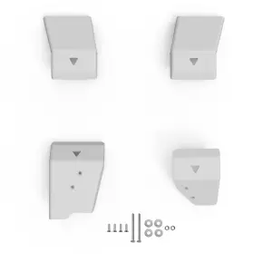 2333.4503.1.6 | RIVAL Aluminum Front And Rear Lower Control Arms Skid Plate (2023-2025 Grenadier, Quartermaster)