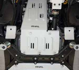 RIVAL 4X4 - 2333.4503.1.6 | RIVAL Aluminum Front And Rear Lower Control Arms Skid Plate (2023-2025 Grenadier, Quartermaster) - Image 4