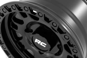 Rough Country - 82150730 | Rough Country 82 Series Wheel | UTV / Semi Gloss Black / 15x7 / 4x156 / +10mm - Image 4