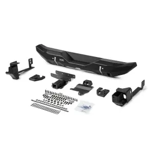 2D.2709.2-NL | RIVAL Rear Aluminum Stubby Bumper (2018-2025 Wrangler JL)
