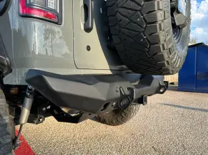 RIVAL 4X4 - 2D.2709.2-NL | RIVAL Rear Aluminum Stubby Bumper (2018-2025 Wrangler JL) - Image 3