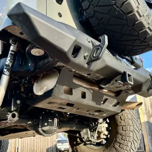 2333.2753.1.6 | RIVAL Aluminum Muffler Skid Plate (2018-2025 Wrangler JL including 4xe and 392)