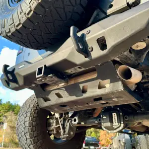 RIVAL 4X4 - 2333.2753.1.6 | RIVAL Aluminum Muffler Skid Plate (2018-2025 Wrangler JL including 4xe and 392) - Image 2