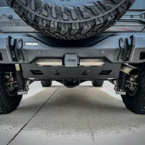 RIVAL 4X4 - 2333.2753.1.6 | RIVAL Aluminum Muffler Skid Plate (2018-2025 Wrangler JL including 4xe and 392) - Image 3