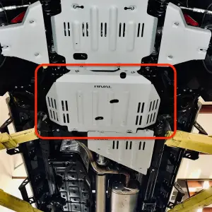 RIVAL 4X4 - 2333.9567.2.6 | RIVAL Aluminum Transmission Catalytic Converter Skid Plate (2024-2025 Tacoma Except Hybrid, Compatible With TRD) - Image 3