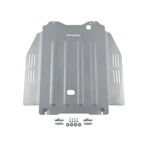 2333.9569.1.6 | RIVAL Aluminum Transmission Catalytic Converter Skid Plate (2021-2025 Tundra Crew Max HYBRID, 2022-2025 Toyota Sequoia)