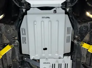 RIVAL 4X4 - 2333.9569.1.6 | RIVAL Aluminum Transmission Catalytic Converter Skid Plate (2021-2025 Tundra Crew Max HYBRID, 2022-2025 Toyota Sequoia) - Image 2
