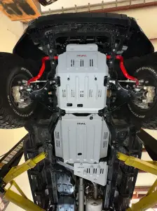 RIVAL 4X4 - 2333.9569.1.6 | RIVAL Aluminum Transmission Catalytic Converter Skid Plate (2021-2025 Tundra Crew Max HYBRID, 2022-2025 Toyota Sequoia) - Image 4