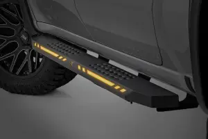 Rough Country - 57007 | Rough Country AC2 Running Boards For Chevrolet Silverado / GMC Sierra 1500, 2500 HD & 3500 HD | Crew Cab, Amber/White LED - Image 2