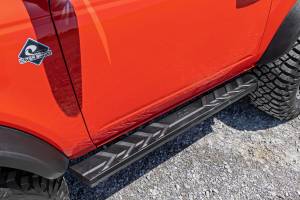 Rough Country - 41008A | Rough Country BA2 Running Boards For Ford Bronco | 2 Door, Amber/White LED - Image 9