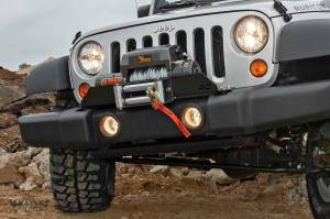Rough Country - 1173 | Jeep Winch Mounting Plate w/D-rings for Factory Bumper (07-18 Wrangler JK) - Image 2