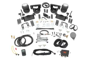 10009WC | Rough Country Air Spring Kit With Onboard Air Compressor & Wireless Remote (2021-2025 F150 4WD)