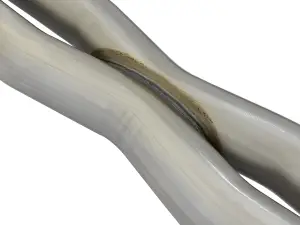 Afe - Advance Flow Engineering - 48-34129-1YC | AFE Power Twisted Steel X-Pipe 3 IN 304 Stainless Steel w/ Cat (2014-2018 Corvette V8-6.2L, 6.2L sc) - Image 3