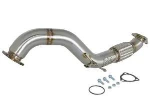 Afe - Advance Flow Engineering - 49-36617 | AFE Power Twisted Steel 3 IN Rear Down-Pipe/Mid-Pipe (2017-2021 Civic Type R L4-2.0L t) - Image 2
