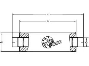 Afe - Advance Flow Engineering - 49-91002 | AFE Power MACH Force-Xp 4 IN 409 Stainless Steel Muffler - Image 4