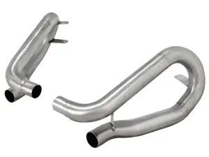 49C36412 | AFE Power MACH Force-Xp 304 Stainless Steel Muffler Delete Pipe (2012-2016 911 Carrera S, Carrera 4S H6-3.8L)