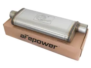Afe - Advance Flow Engineering - 49M00017 | AFE Power MACH Force-Xp 3" to 3" 409 Stainless Steel Muffler - Image 3