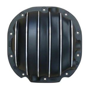 7064-B | PML Covers Ford 8.8, Straight Fins 10 Bolt Differential Cover For Ford Crown Victoria, Expedition, Explorer, Lighting & F-150 | Black Powder Coated