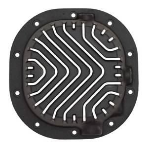 9519-B | PML Covers Ford 8.8, Patterned Fins 10 Bolt Differential Cover For Ford Crown Victoria, Expedition, Explorer, Lighting & F-150 | Black Powder Coated