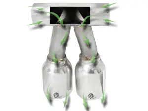 Afe - Advance Flow Engineering - 49-36410 | AFE Power MACH Force-Xp 4 IN 304 Stainless Steel Exhaust Tip (2005-2008 Boxster, Cayman) - Image 4