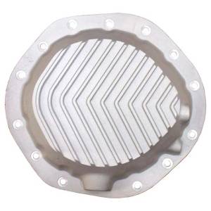 9504-2-AC | PML Cover GM 9.5 14 Bolt, Patterned Fins For Chevrolet Silverado 1500 & 1500HD / GMC Sierra 1500 & 1500HD | Natural As-Cast Finish, Stock Bolt Size 8mm-1.25x16 (-2)