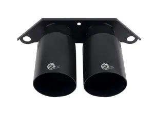 Afe - Advance Flow Engineering - 49C36435-B | aFe Power MACH Force-Xp 4 IN 304 Stainless Steel Bolt-On Exhaust Tips Satin Black (2014-2019 911 GT# H6-3.8L, 4.0L) - Image 3