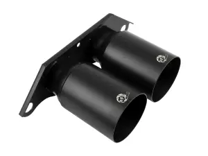 Afe - Advance Flow Engineering - 49C36435-B | aFe Power MACH Force-Xp 4 IN 304 Stainless Steel Bolt-On Exhaust Tips Satin Black (2014-2019 911 GT# H6-3.8L, 4.0L) - Image 5
