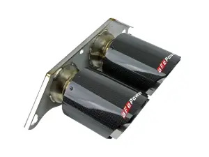 Afe - Advance Flow Engineering - 49C36435-C | aFe Power MACH Force-Xp 4 IN 304 Stainless Steel Bolt-On Exhaust Tips Carbon Fiber (2014-2019 911 GT# H6-3.8L, 4.0L) - Image 4