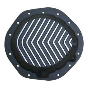 9504-3-B | PML Cover GM 9.5 14 Bolt, Patterned Fins Differential Cover For Chevrolet Silverado 1500 & 1500HD / GMC Sierra 1500 & 1500HD | Black Powder Coat Finish, Stock Bolt Size 5/16 Inch  -18x7/8 (-3)
