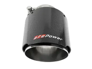 Afe - Advance Flow Engineering - 49T25454-C07 | aFe Power MACH Force-Xp 2-1/2" Stainless Steel Carbon Fiber Exhaust Tip - Image 3