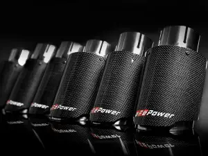 Afe - Advance Flow Engineering - 49T25454-C07 | aFe Power MACH Force-Xp 2-1/2" Stainless Steel Carbon Fiber Exhaust Tip - Image 6