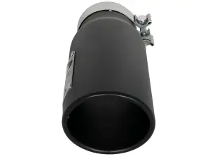 Afe - Advance Flow Engineering - 49T35451-B12 | aFe Power MACH Force-Xp 409 Stainless Steel Clamp-on Exhaust Tip Black Right - Image 3
