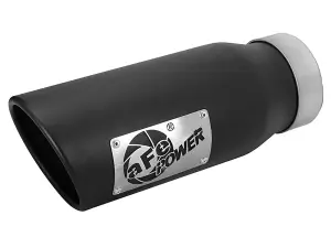 49T35452-B12 | aFe Power MACH Force-Xp 409 Stainless Steel Clamp-on Exhaust Tip Black Left