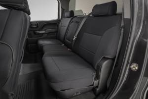 Rough Country - 91070 | Rough Country Neoprene Seat Covers For Chevrolet Silverado / GMC Sierra 2500 HD & 3500 HD | Front & Rear 60/40 Bench - Image 2