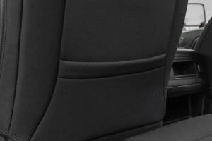 Rough Country - 91070 | Rough Country Neoprene Seat Covers For Chevrolet Silverado / GMC Sierra 2500 HD & 3500 HD | Front & Rear 60/40 Bench - Image 5