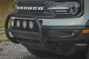 Rough Country - 51156 | Rough Country Nudge Bar For Ford Bronco Sport 4WD Badlands | 20 Inch LED Light Bar, Black Series With White DRL - Image 7